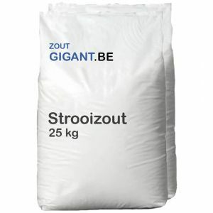 10 zakken strooizout a 25kg Vooraanzicht